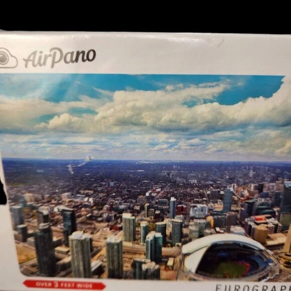 Eurographics Puzzle Toronto Canada Cityscape 1000 Pieces Made USA Lg 39 x 13 New
